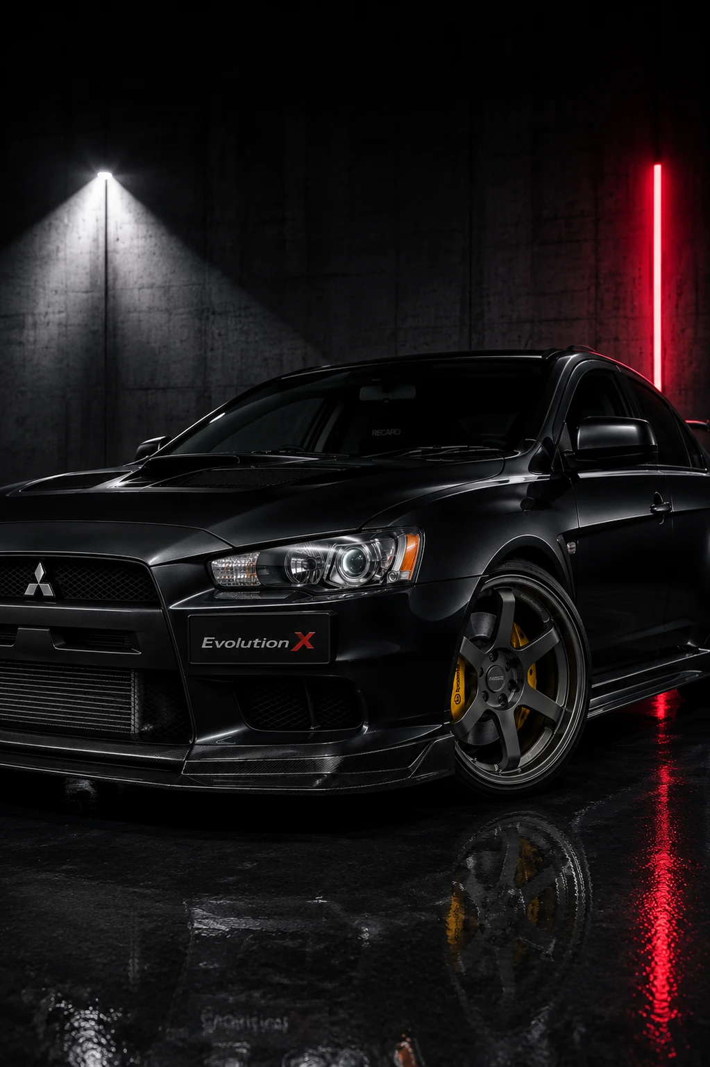 Mitsubishi Lancer Evolution X с коваными дисками DiskiAsia